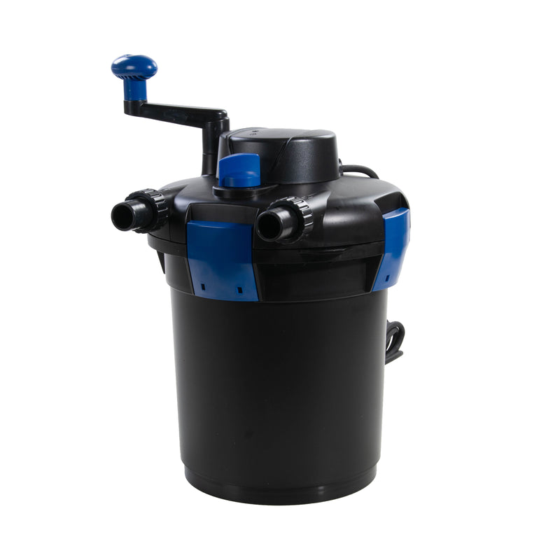 AquaForte GPF-1500 drukfilter met UV-C in groen - afbeelding 2, detailaanzicht Drukfilter