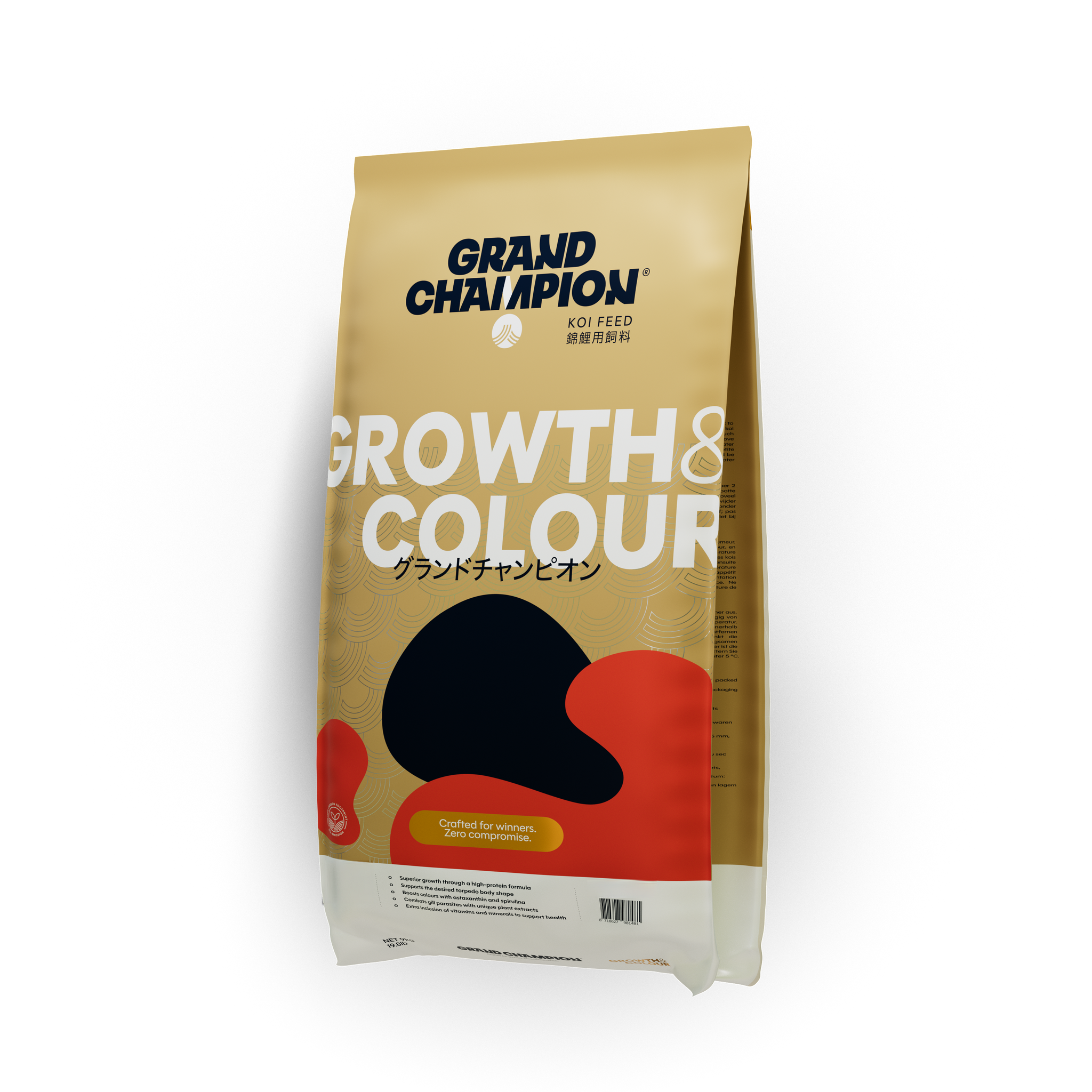 Grand Champion Growth & Colour 5.0 mm 9 kg - Groei- en kleurvoer voor koi