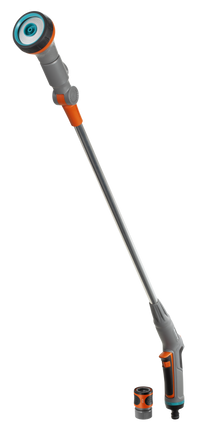 Front view of a Gardena watering wand with adjustable spray head., miniatuur 3