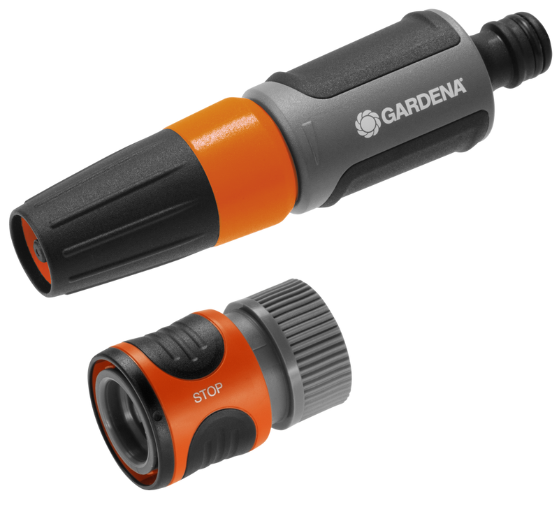 Gardena hose nozzle and connector set, featuring a stop function., afbeelding 3 Tuinaccessoire