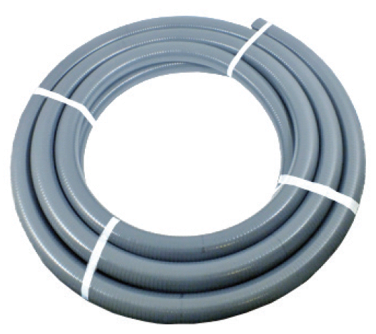 Pool en Spaflex grijs 40x33 mm - 25 meter flexibele PVC drukslang | Fluidra productafbeelding, Vijverslang bij Vijvercentrum