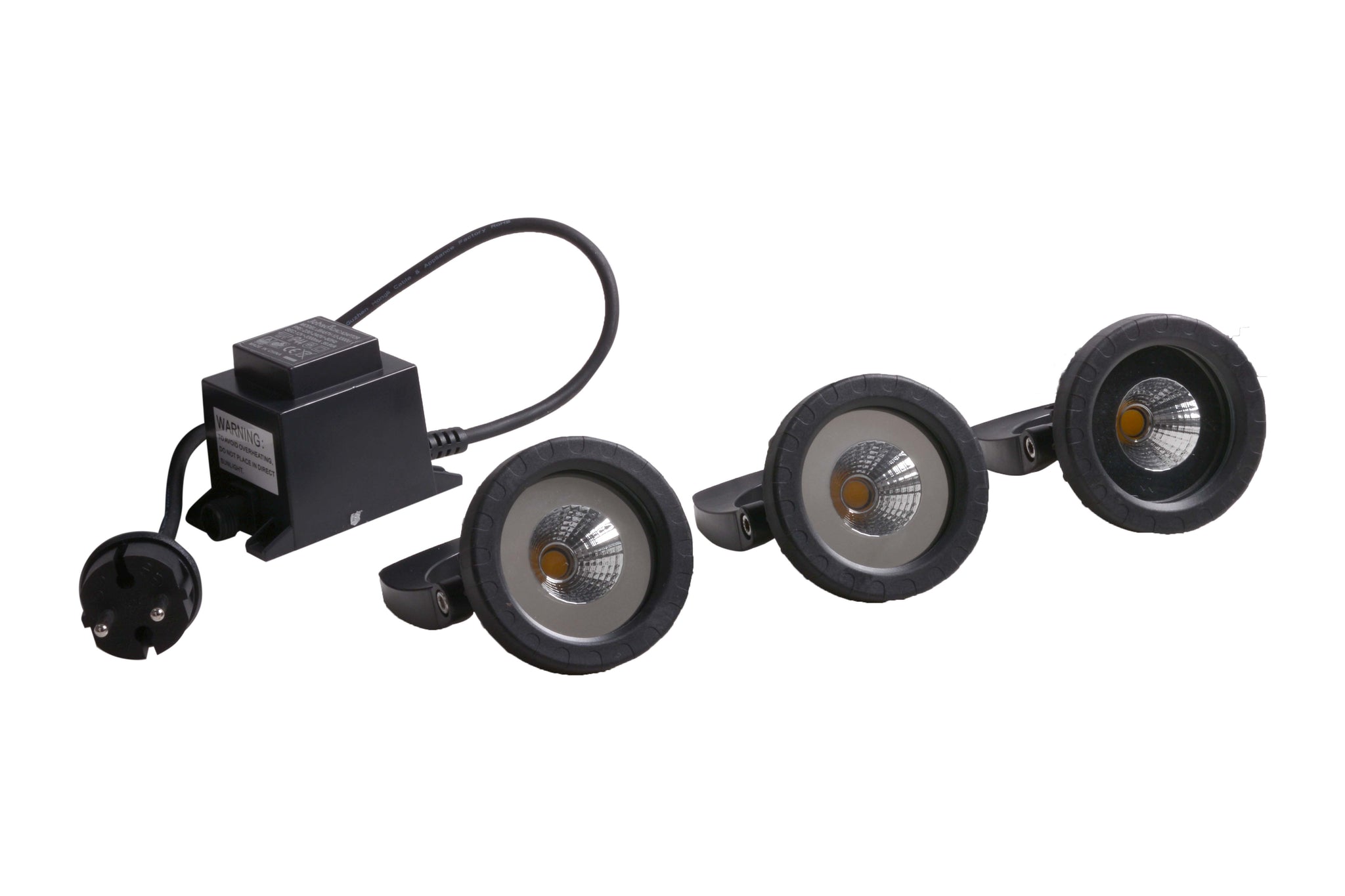 AquaForte verlichtingset fontein 3 x 6 Watt