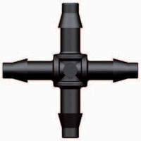 Verbinder kruisstuk 4mm tule, miniatuur 2