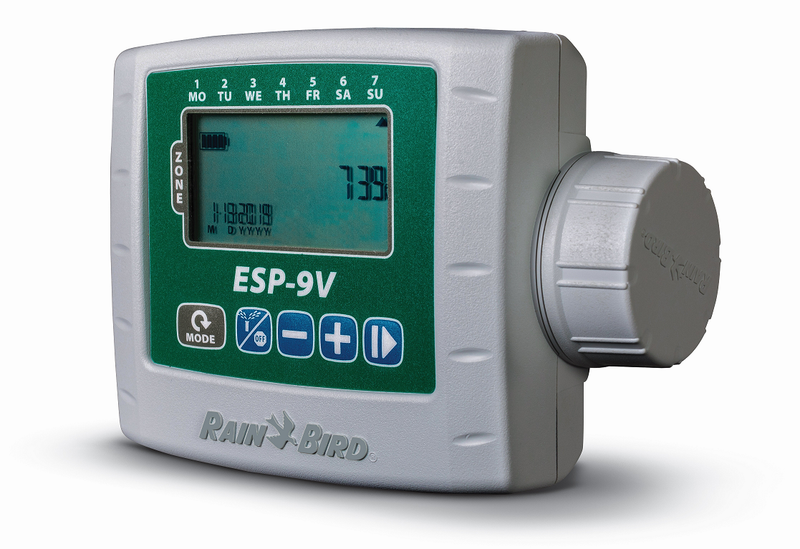 Rainbird ESP-9V beregeningscomputer 4 zones - batterijgevoede controller | Rainbird productafbeelding, Beregeningscomputer bij Vijvercentrum