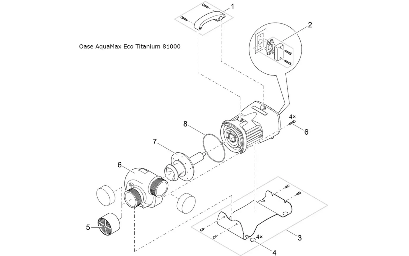Oase Oase Veiligheidsrooster AquaMax Eco 3"