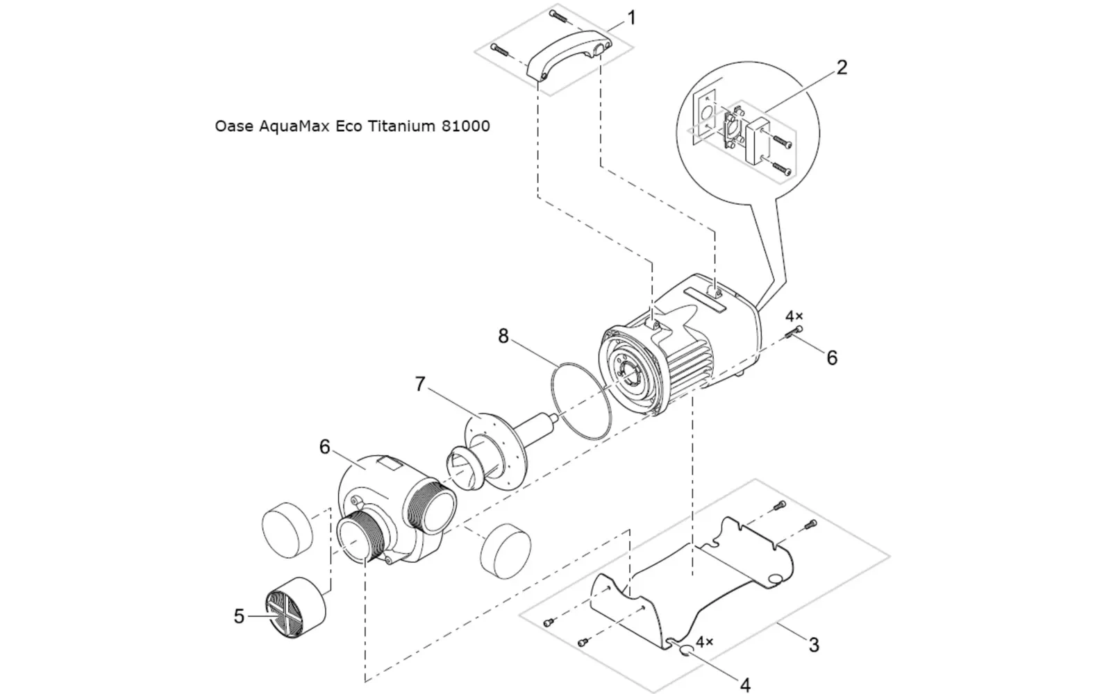 Oase Oase Veiligheidsrooster AquaMax Eco 3"