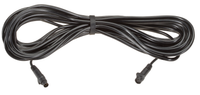 A coiled black cable with connectors on both ends, suitable for electronic devices., miniatuur 1
