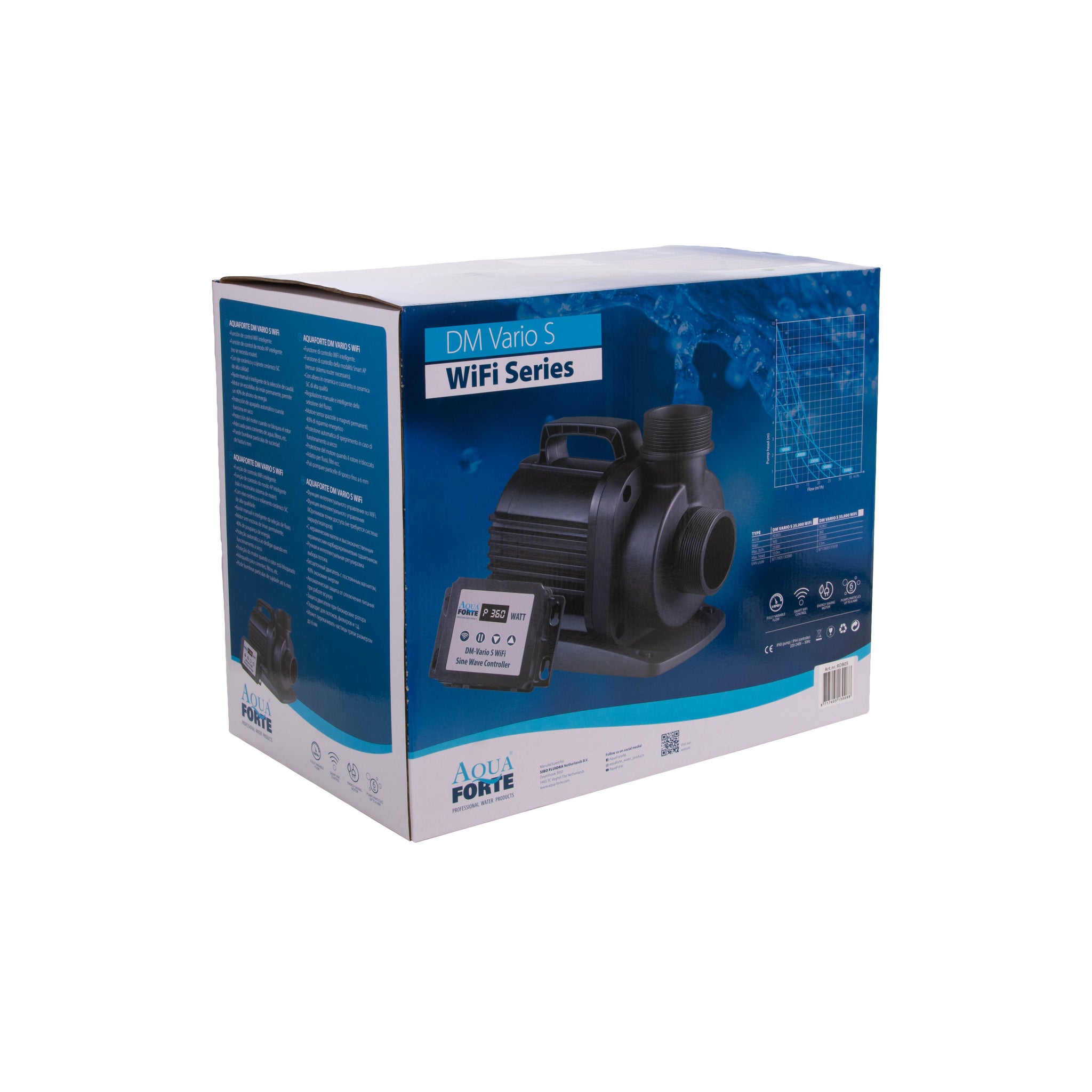 AquaForte DM Vario 25000 WiFi vijverpomp
