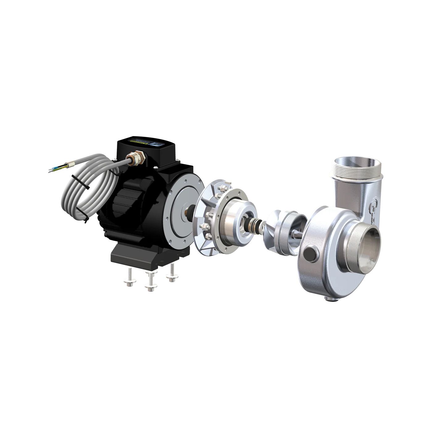FlowFriend Junior HFP70 vijverpomp RVS 316L - achterkant