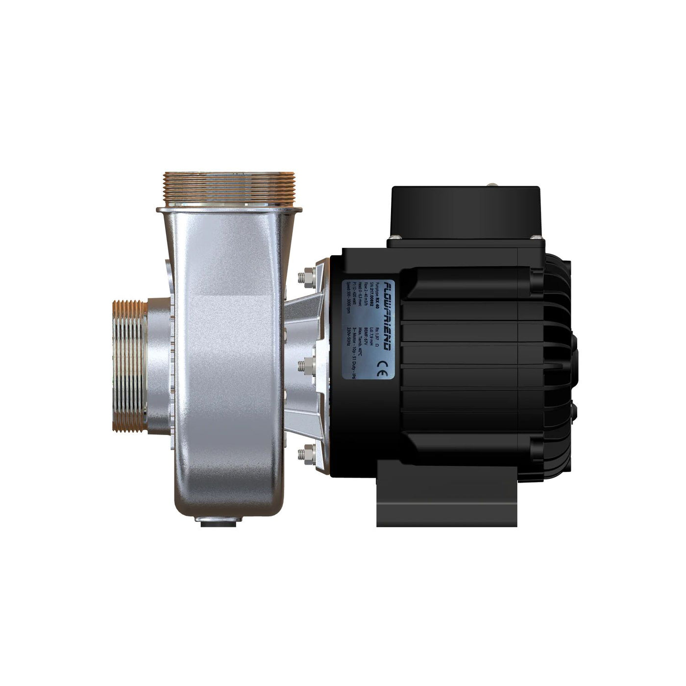 FlowFriend Junior HFP70 vijverpomp RVS 316L - display detail