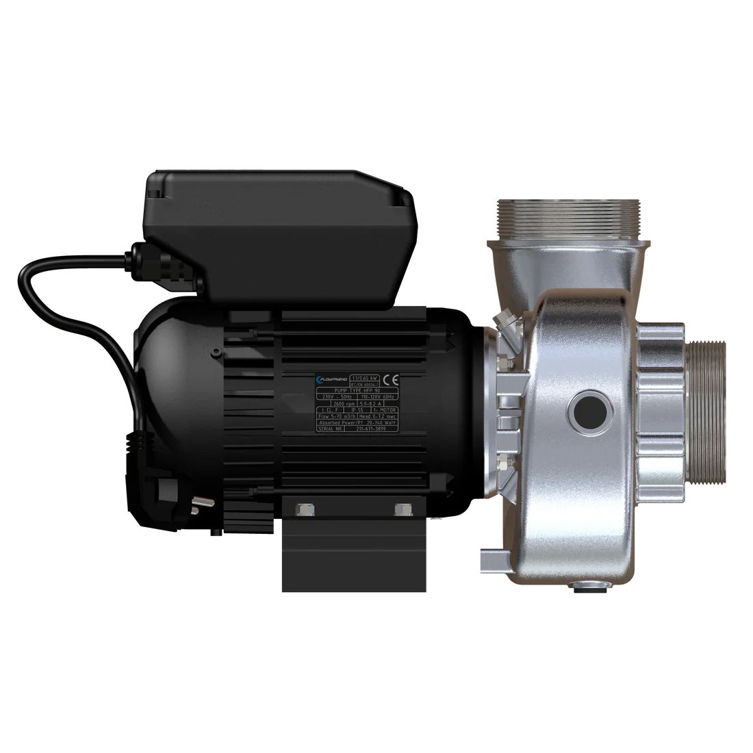 FlowFriend Standard HFP90 vijverpomp RVS 316L - detail