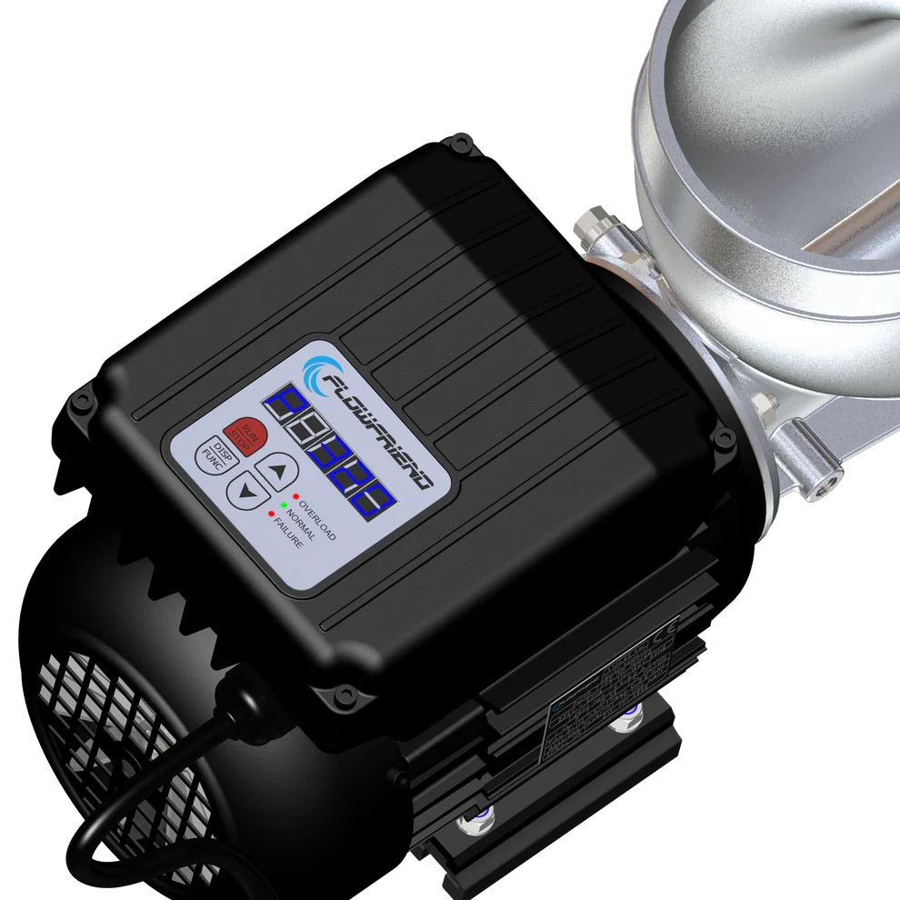 FlowFriend Pro PP100/22 vijverpomp RVS 316L - display detail