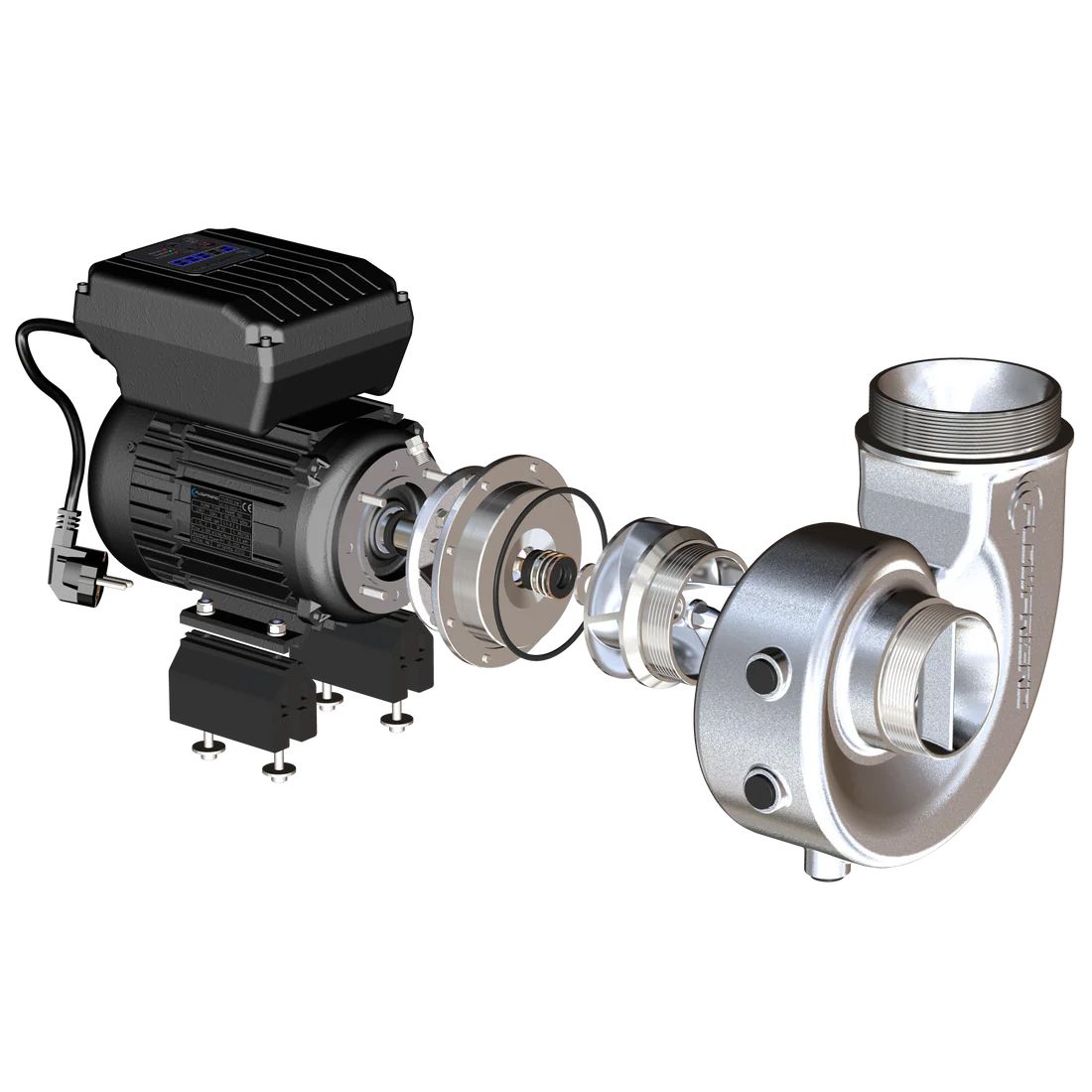 FlowFriend Prime 100 vijverpomp RVS 316L - zijkant links