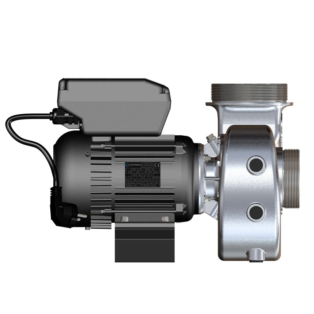 FlowFriend Prime 100 vijverpomp RVS 316L - bovenkant