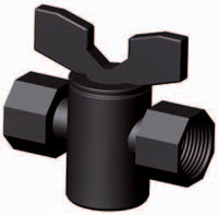 PP afsluitkraan ½" binnendraad, miniatuur 2