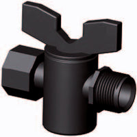 PP afsluitkraan ½" buitendraad, miniatuur 2