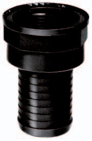 PP slangpilaar 2" binnendraad x 50mm tule, detailaanzicht Vijverslang