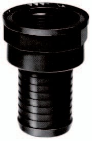 PP slangpilaar 1½" binnendraad x 40mm tule