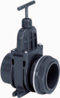VDL schuifafsluiter 50mm met doorvoer, miniatuur 2