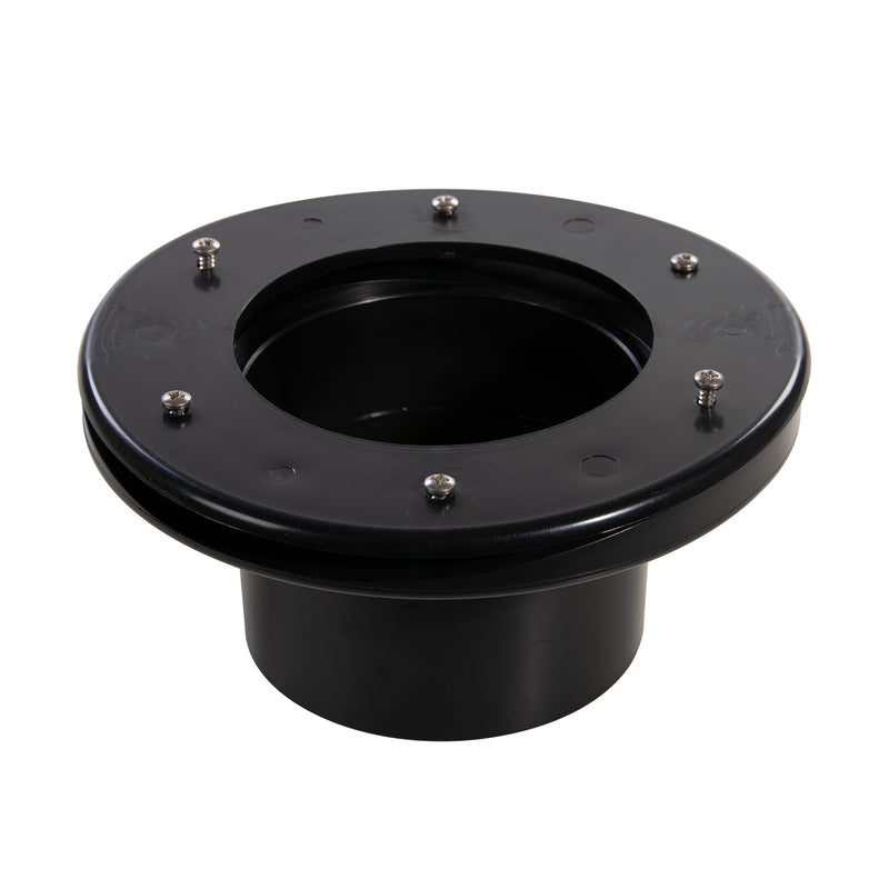 Doorvoer met tegenflens 110mm rond vat, PVC Hulpstuk bij Vijvercentrum