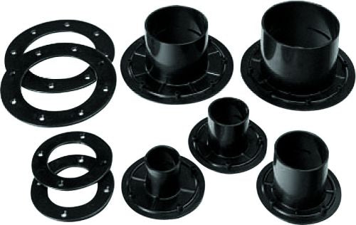 Budget tankdoorvoer Ø90mm zwart