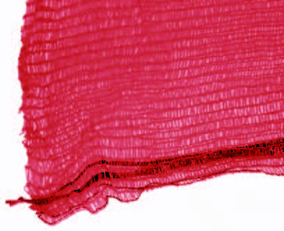 Filterzak met koord 40 x 60 rood