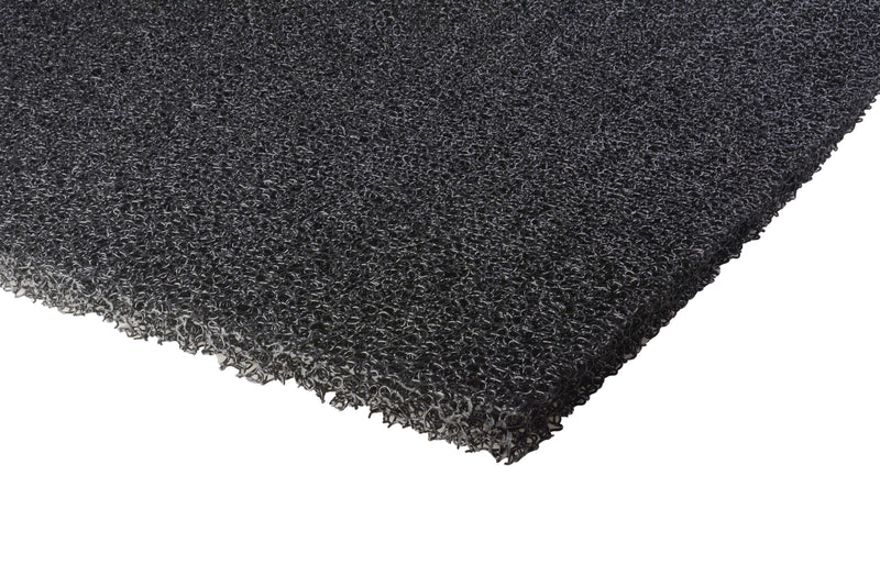 Filtermat PPC zwart-grof 120 x 100 x 4cm, detailaanzicht Filtermedium