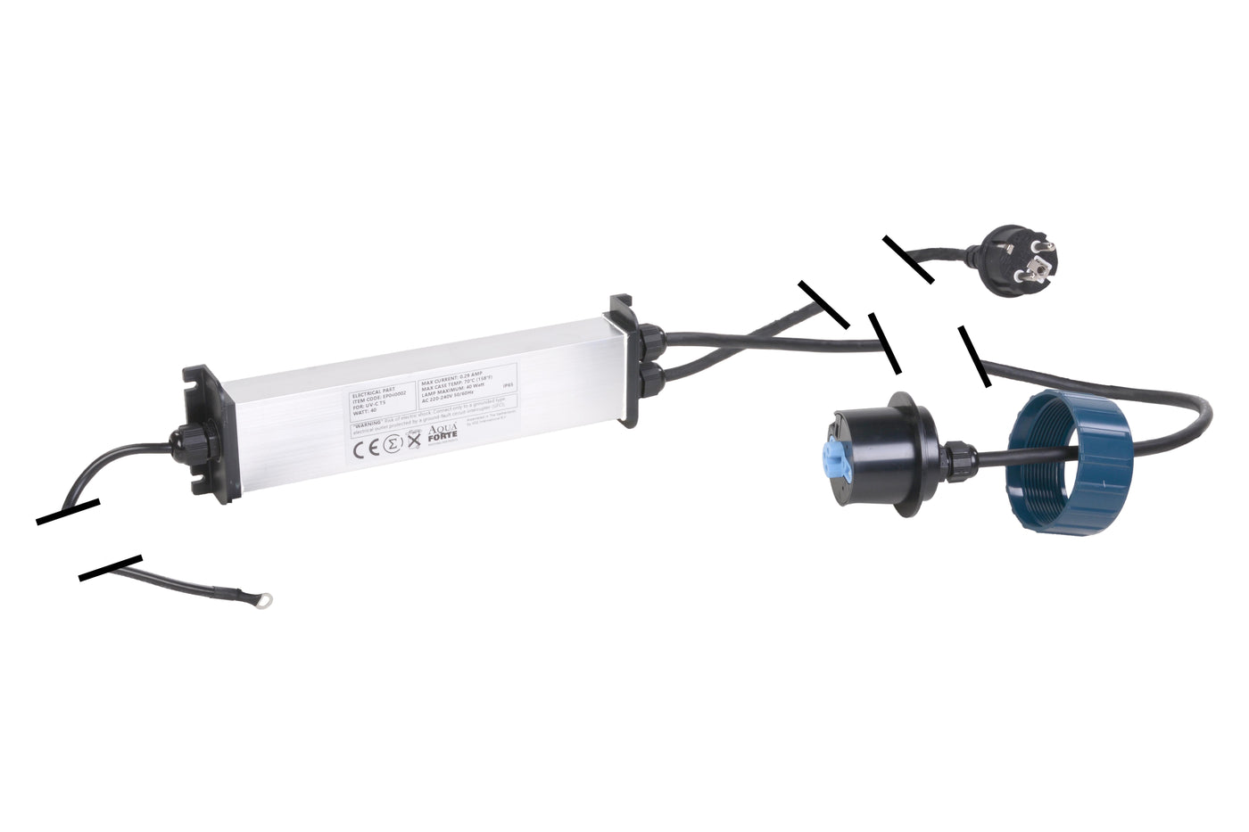 AquaForte Elektrisch gedeelte power UV-C 40 watt (NW)
