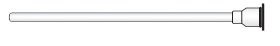 Kwartsglas UV 40/75 watt, detailaanzicht Onderdeel UV-C