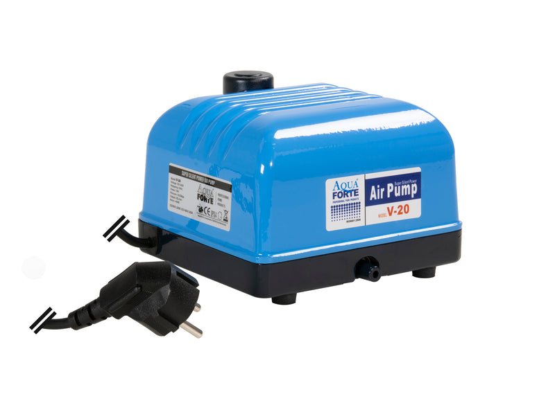 AquaForte Flow V-20 luchtpomp — detailaanzicht Luchtpomp