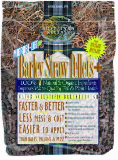 Microbe-Lift Barley Straw pellets 1kg, detailaanzicht Algenbestrijder
