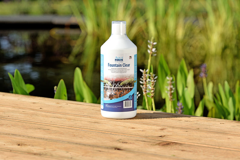 AquaForte Fontein helder 1 liter — detailaanzicht Fonteinonderhoud