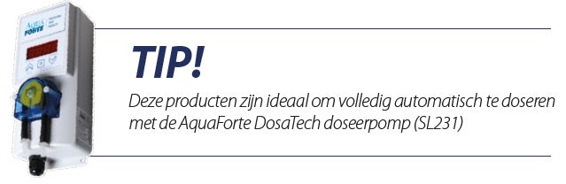 Microbe-Lift onderhoudskit zwemvijvers, detailaanzicht Onderhoudsproduct