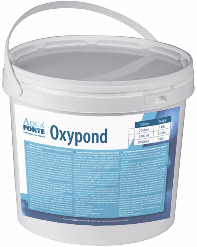 AquaForte Oxypond 2,5kg emmer, detailaanzicht Waterbehandeling