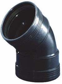 PP bocht 45° 110mm manchet, miniatuur 2