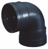 PP bocht 88,5° 75mm manchet, miniatuur 2
