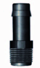 Nylon slangpilaar ½" buitendraad x 16mm tule, miniatuur 2