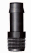 Nylon slangpilaar ½" buitendraad x 13mm tule, miniatuur 2