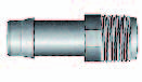 Nylon slangpilaar ¾" buitendraad x 19mm tule