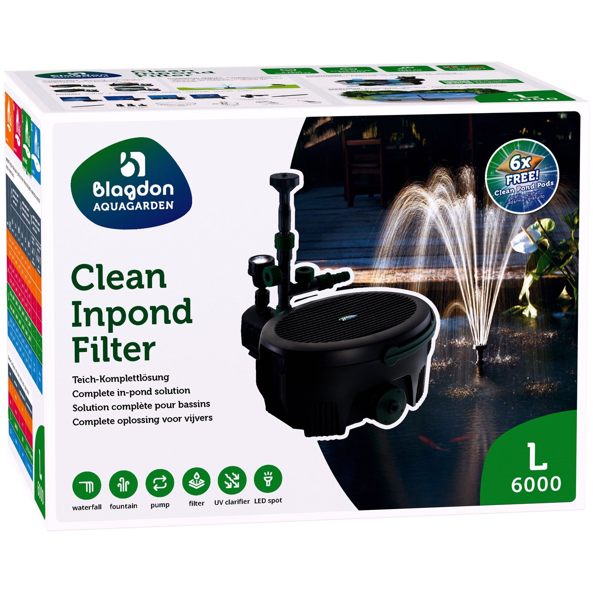 Blagdon Aquagarden Onderwaterfilter L (6000 liter)