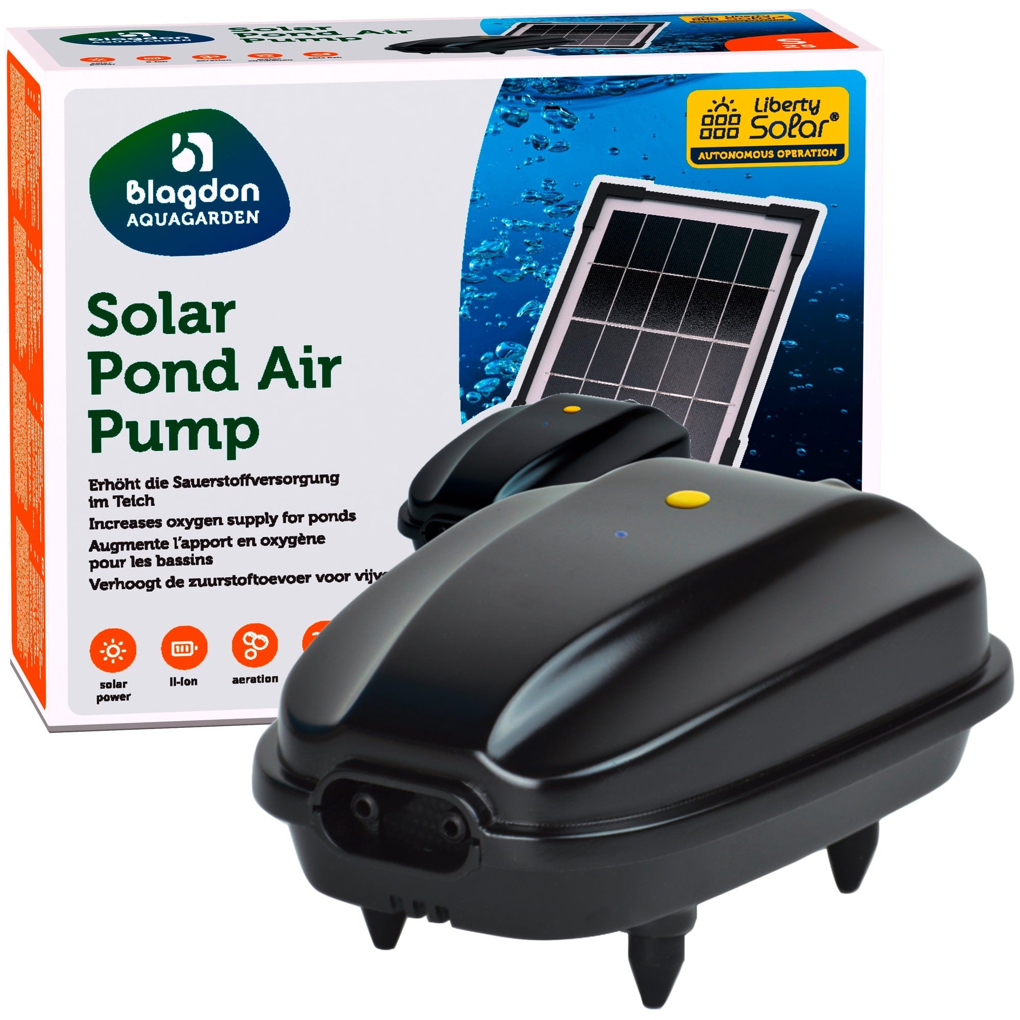 Blagdon Aquagarden Zonne-energie Vijverbeluchter (25 l/u)