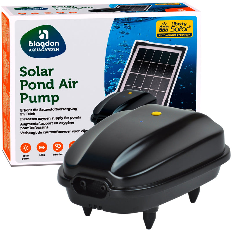 Blagdon Aquagarden Zonne-energie Vijverbeluchter (25 l/u), Luchtpomp bij Vijvercentrum