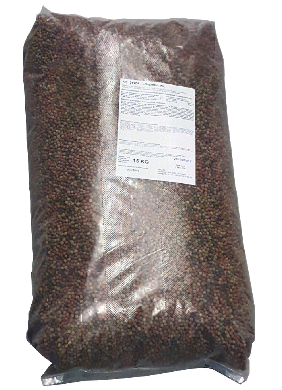 Aquaforte Supreme Mix Koivoer 6mm 15kg - Aquaforte Supreme Mix 6mm - 3-in-1 koivoer, 15 kg, afbeelding 3 van 3