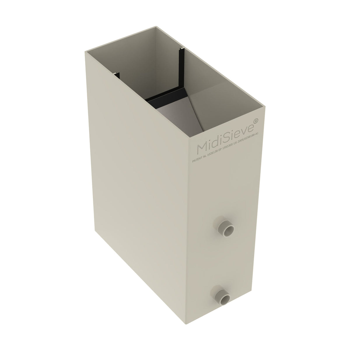 MidiSieve Zeefbochtfilter 300 Micron - Zwaartekracht voorfilter vijver tot 12 m3/uur, afbeelding 2 van 3
