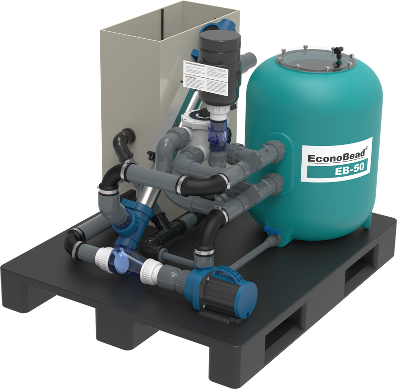 AquaForte EB50 Beadfilter Plug & Play Compleet Filtersysteem - Compleet beadfiltersysteem - in 15 minuten geinstalleerd, afbeelding 2 Vijverfilter