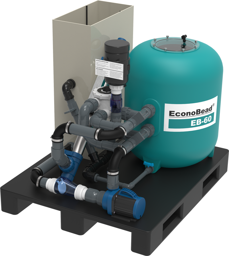 AquaForte EB60 Beadfilter Compleet Plug & Play Filtersysteem - AquaForte EB60 Beadfilter - compleet in 15 minuten klaar, afbeelding 2 Vijverfilter