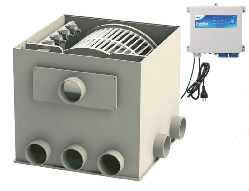 AquaForte Prime Trommelfilter XL - Automatisch vijvervoorfilter 35 m³/h, afbeelding 2 Vijverfilter