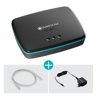 Gardena smart gateway with Ethernet cable and power adapter., miniatuur 3