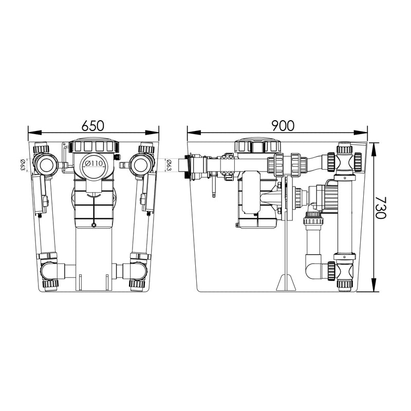 AquaForte Plug & Play Filterput Type II 40m3, afbeelding 4 Filterpomp