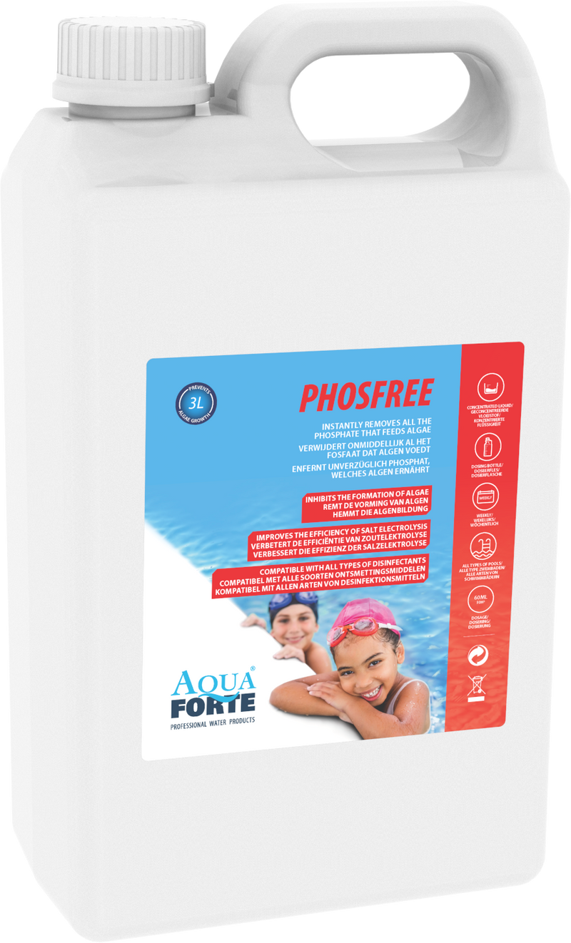 AquaForte Phosfree 3liter, detailaanzicht Fosfaatverwijderaar